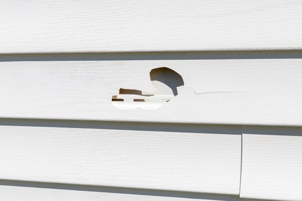 Cost of White Vinyl Siding Repair in New Castle